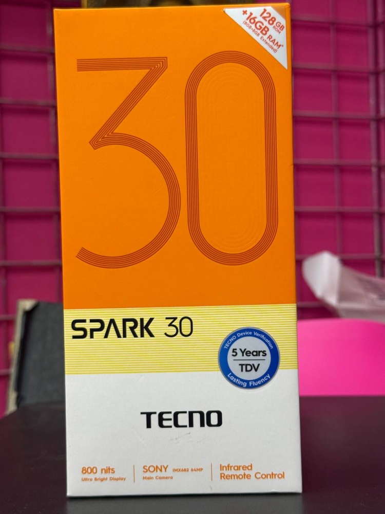 Мобильный телефон Tecno spark 30 8/128