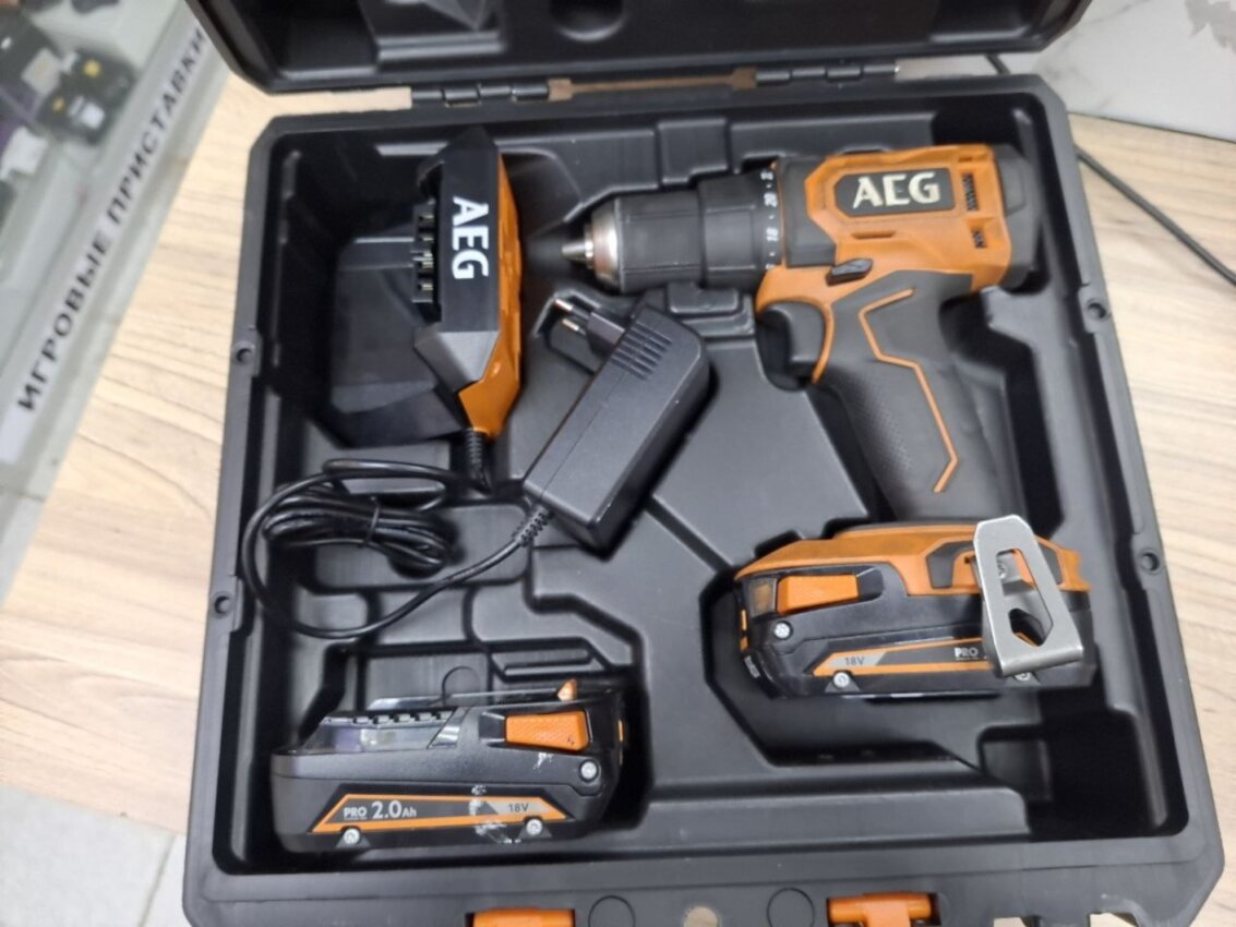 Шуруповерт AEG BS18G4