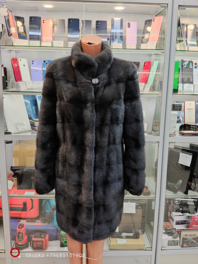 Шуба Норка серая