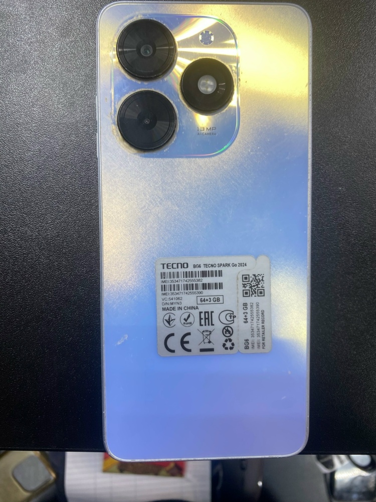 Мобильный телефон Tecno Go 3/64