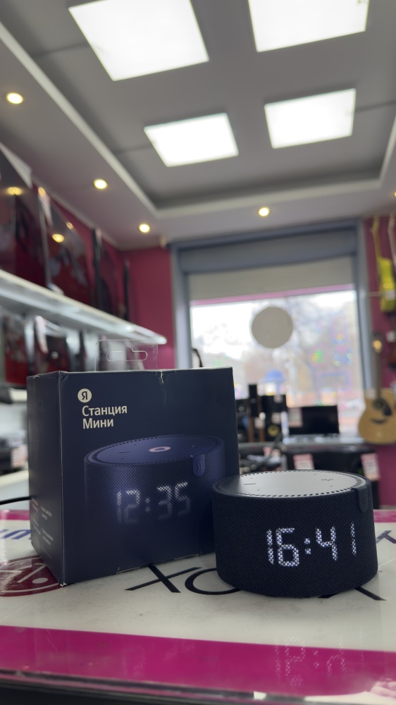 Акустика Яндекс-станция мини плюс с часами